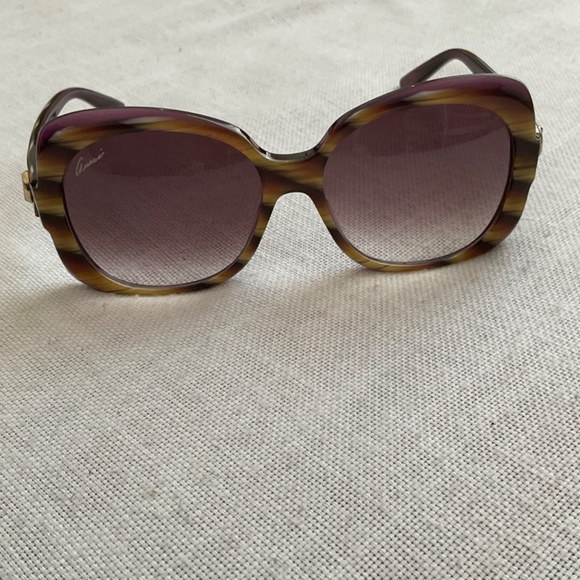 •Gucci Brown Violet Horn GG3189/S Sunglasses main image 4